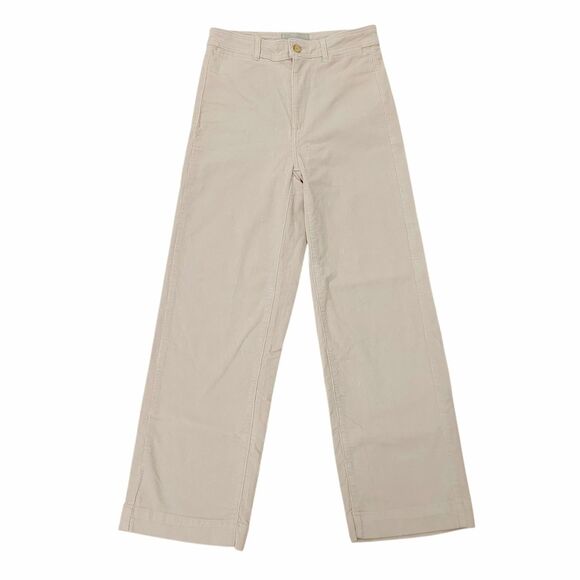 Everlane Pants - Everlane Corduroy Pants Womens 4 Beige Wide Leg Festival Boho Retro Y2K